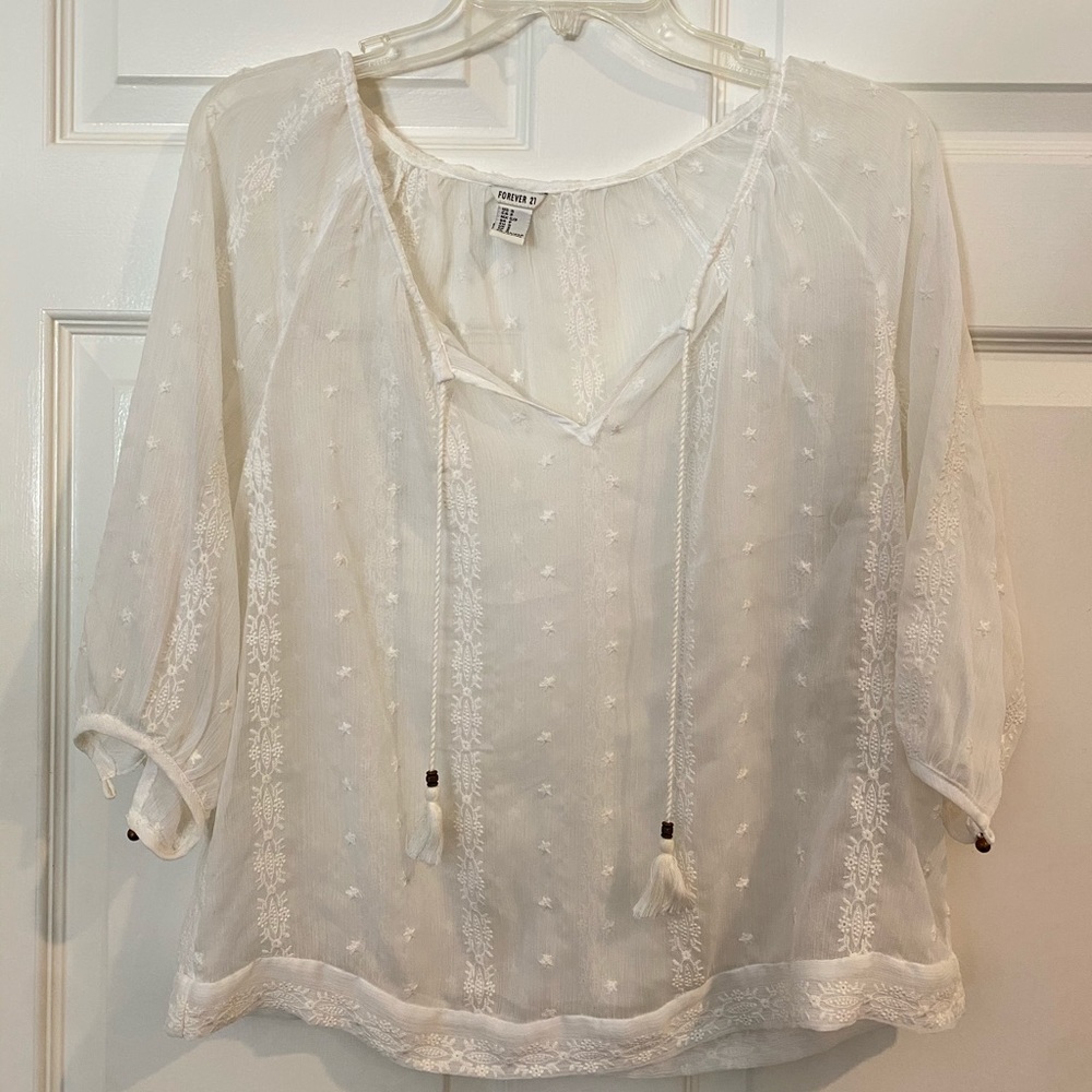 Forever 21 Sheer Top
